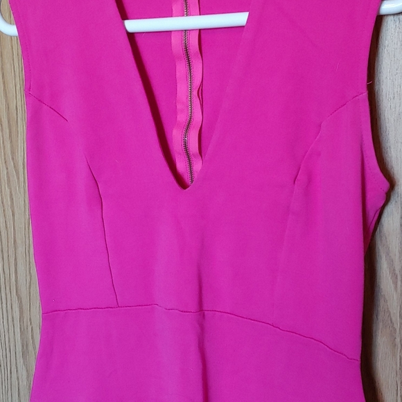 Lulu's fuchsia bodycon mini-dress - Picture 2 of 5